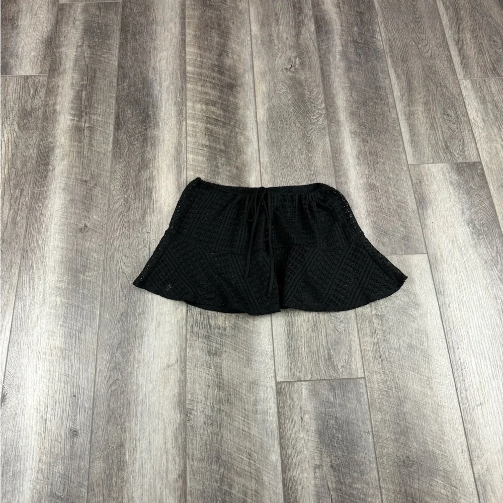 Wild Fable Black Crochet‎ Skirt
